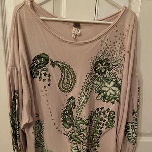Free People long sleeved blouse
